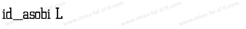 id_asobi Light字体转换